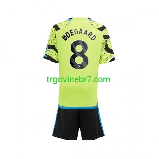 Dres Arsenal Odegaard 8 Gostujući 2023-2024 Kratkih Rukava - Dječji