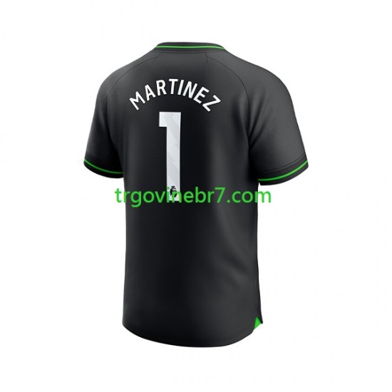 Golmanski Dres - Dres Aston Villa Emiliano Martinez 1 Domaći 2023-2024 Kratkih Rukava - Muški