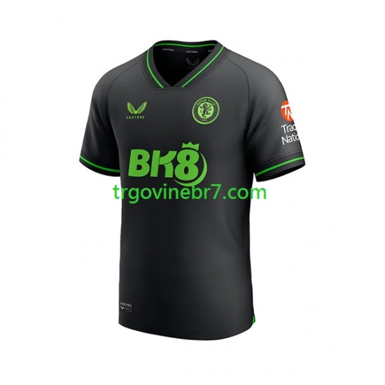 Golmanski Dres - Dres Aston Villa Domaći 2023-2024 Kratkih Rukava - Muški