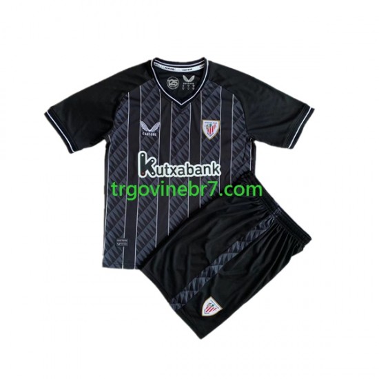 Golmanski Dres - Dres Athletic Bilbao Domaći 2023-2024 Kratkih Rukava - Dječji