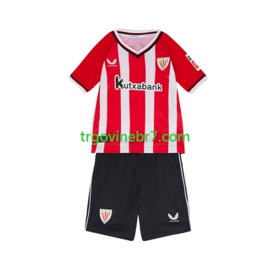 Dres Athletic Bilbao Domaći 2023-2024 Kratkih Rukava - Dječji