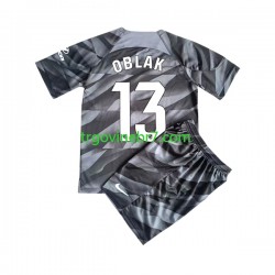 Golmanski Dres - Dres Atlético Madrid JAN OBLAK 13 Domaći 2023-2024 Kratkih Rukava - Dječji