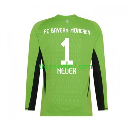 Golmanski Dres - Dres FC Bayern München Manuel Neuer 1 Gostujući 2023-2024 Dugim Rukavima - Muški