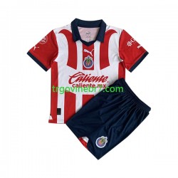 Dres CD Guadalajara Domaći 2023-2024 Kratkih Rukava - Dječji