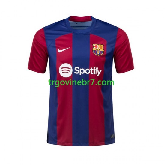 Dres FC Barcelona Ousmane Dembele 7 Domaći 2023-2024 Kratkih Rukava - Muški