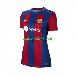 Dres FC Barcelona Domaći 2023-2024 Kratkih Rukava - Ženska