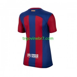 Dres FC Barcelona Domaći 2023-2024 Kratkih Rukava - Ženska