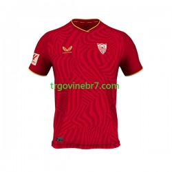 Dres Sevilla FC Gostujući 2023-2024 Kratkih Rukava - Muški