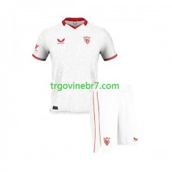 Dres Sevilla FC Domaći 2023-2024 Kratkih Rukava - Dječji