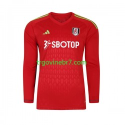Golmanski Dres - Dres Fulham Domaći 2023-2024 Dugim Rukavima - Muški