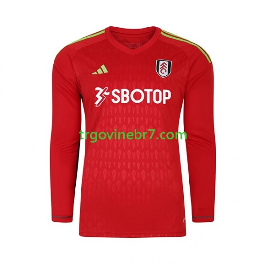 Golmanski Dres - Dres Fulham Domaći 2023-2024 Dugim Rukavima - Muški