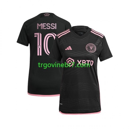 Dres Inter Miami Lionel Messi 10 Gostujući 2023 Kratkih Rukava - Ženska
