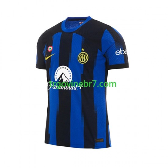 Dres Inter Milan Domaći 2023-2024 Kratkih Rukava - Muški