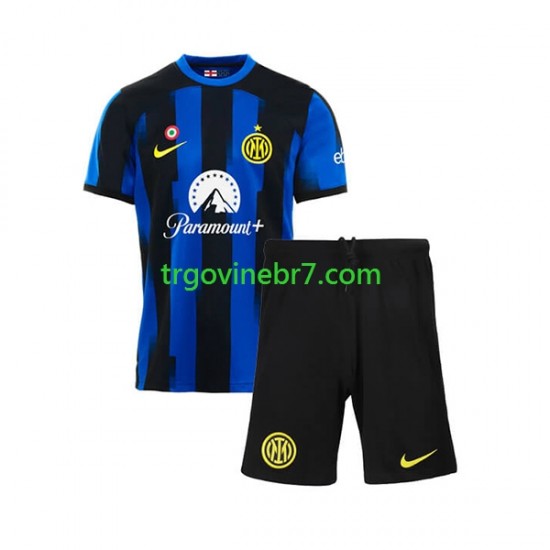 Dres Inter Milan Domaći 2023-2024 Kratkih Rukava - Dječji