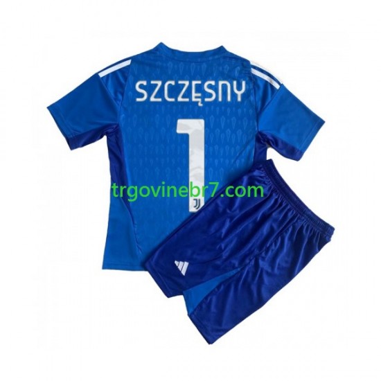 Golmanski Dres - Dres Juventus Wojciech Szczesny 1 Domaći 2023-2024 Kratkih Rukava - Dječji