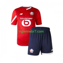 Dres LOSC Lille Domaći 2023-2024 Kratkih Rukava - Dječji Dres LOSC Lille Domaći 2023-2024 Kratkih Rukava - Dječji
