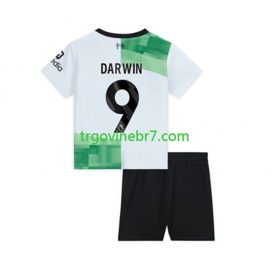 Dres Liverpool Darwin Nunez 9 Gostujući 2023-2024 Kratkih Rukava - Dječji
