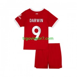 Dres Liverpool Darwin Nunez 9 Domaći 2023-2024 Kratkih Rukava - Dječji