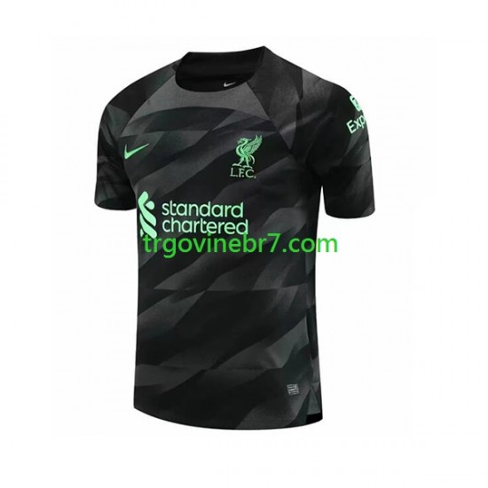 Golmanski Dres - Dres Liverpool Gostujući 2023-2024 Kratkih Rukava - Muški