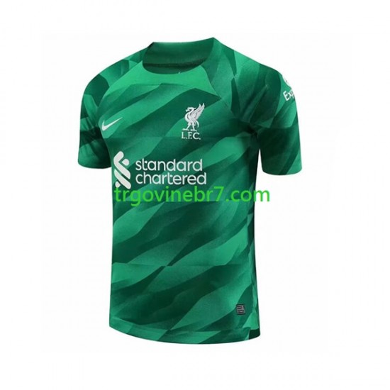 Golmanski Dres - Dres Liverpool Domaći 2023-2024 Kratkih Rukava - Muški