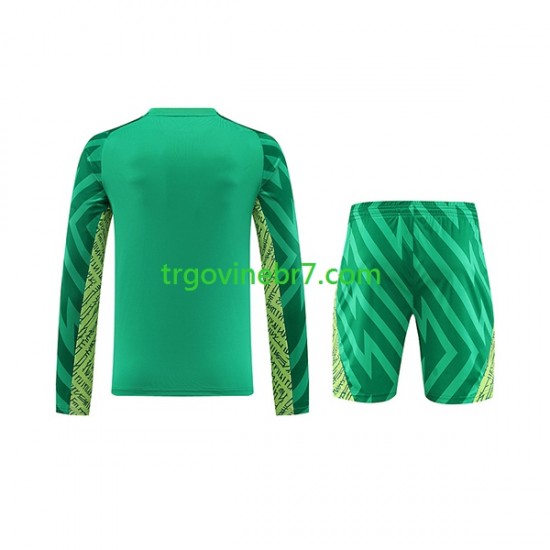 Golmanski Dres - Dres Manchester City Domaći 2023-2024 Dugim Rukavima - Dječji