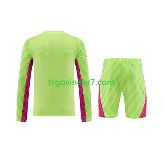 Golmanski Dres - Dres Manchester City Treći 2023-2024 Dugim Rukavima - Dječji