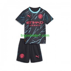 Dres Manchester City Treći 2023-2024 Kratkih Rukava - Dječji