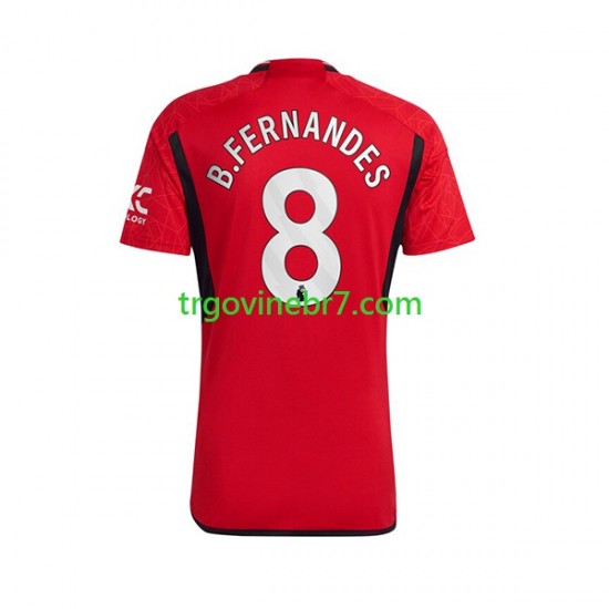 Dres Manchester United B.Fernandes 8 Domaći 2023-2024 Kratkih Rukava - Muški