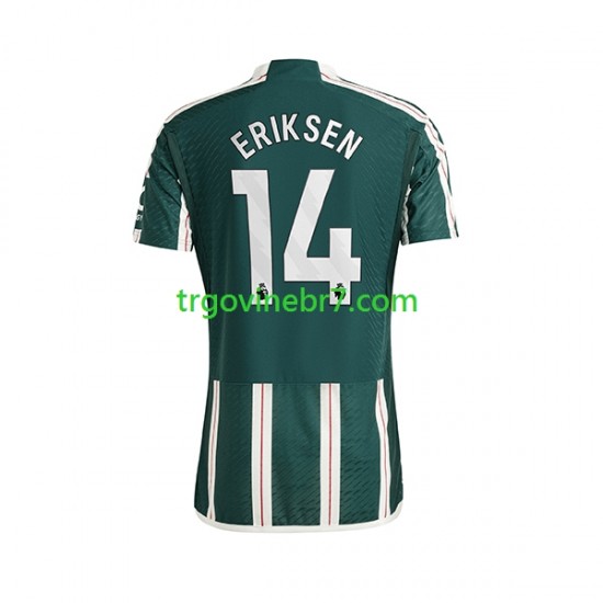 Dres Manchester United Eriksen 14 Gostujući 2023-2024 Kratkih Rukava - Muški
