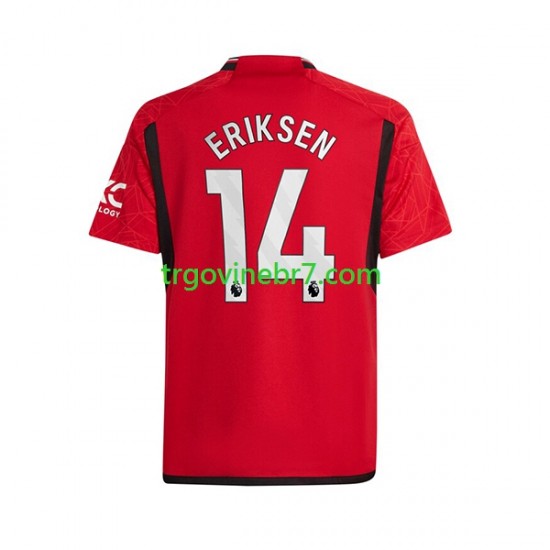 Dres Manchester United Eriksen 14 Domaći 2023-2024 Kratkih Rukava - Muški