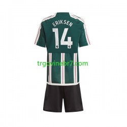 Dres Manchester United Eriksen 14 Gostujući 2023-2024 Kratkih Rukava - Dječji Dres Manchester United Eriksen 14 Gostujući 2023-2024 Kratkih Rukava - Dječji