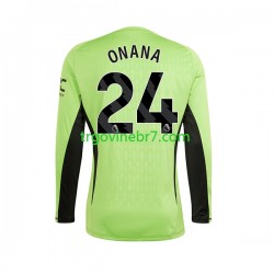 Golmanski Dres - Dres Manchester United Andre Onana 24 Domaći 2023-2024 Dugim Rukavima - Muški