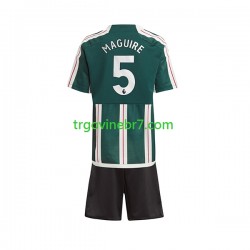 Dres Manchester United Harry Maguire 5 Gostujući 2023-2024 Kratkih Rukava - Dječji Dres Manchester United Harry Maguire 5 Gostujući 2023-2024 Kratkih Rukava - Dječji