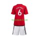 Dres Manchester United Lisandro Martinez 6 Domaći 2023-2024 Kratkih Rukava - Dječji