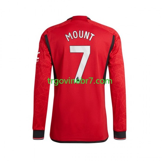 Dres Manchester United Mount 7 Domaći 2023-2024 Dugim Rukavima - Muški