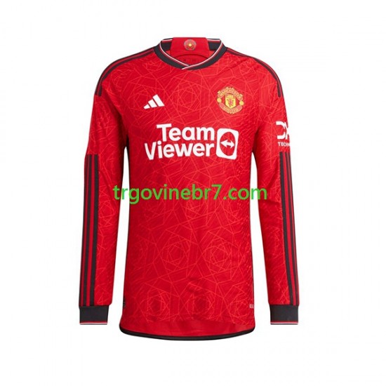 Dres Manchester United Mount 7 Domaći 2023-2024 Dugim Rukavima - Muški