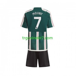 Dres Manchester United Mount 7 Gostujući 2023-2024 Kratkih Rukava - Dječji