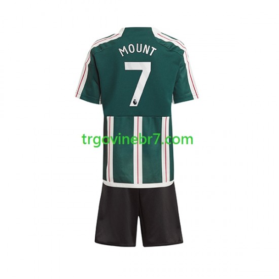 Dres Manchester United Mount 7 Gostujući 2023-2024 Kratkih Rukava - Dječji