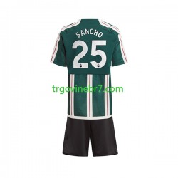 Dres Manchester United Sancho 25 Gostujući 2023-2024 Kratkih Rukava - Dječji Dres Manchester United Sancho 25 Gostujući 2023-2024 Kratkih Rukava - Dječji