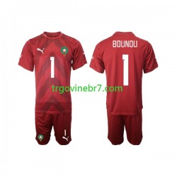Golmanski Dres - Dres Maroko Yassine Bounou 1 Domaći 2022 Kratkih Rukava - Dječji Golmanski Dres - Dres Maroko Yassine Bounou 1 Domaći 2022 Kratkih Rukava - Dječji