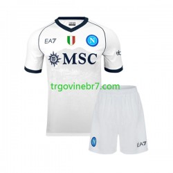 Dres Napoli Gostujući 2023-2024 Kratkih Rukava - Dječji