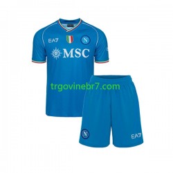 Dres Napoli Domaći 2023-2024 Kratkih Rukava - Dječji