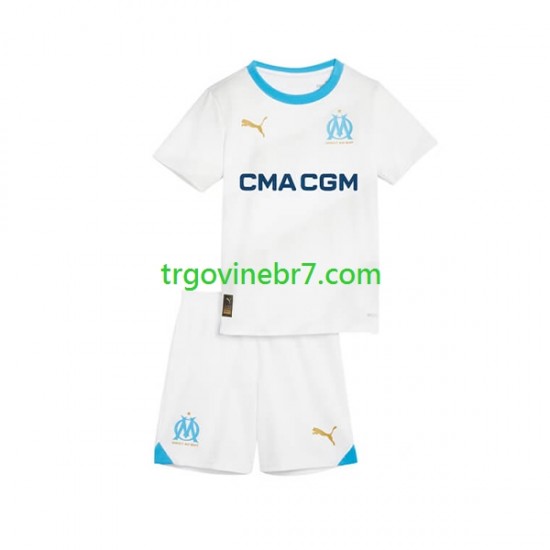 Dres Olympique de Marseille Domaći 2023-2024 Kratkih Rukava - Dječji
