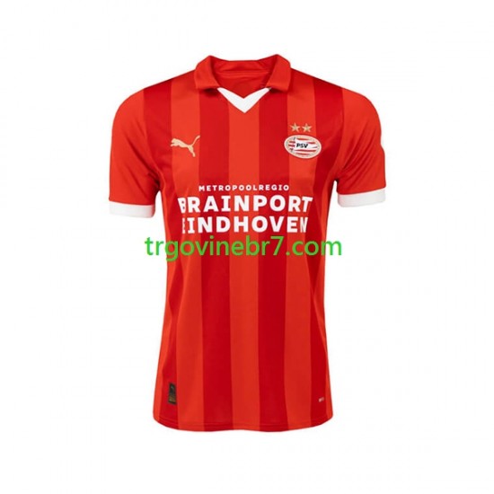 Dres PSV Eindhoven Domaći 2023-2024 Kratkih Rukava - Muški