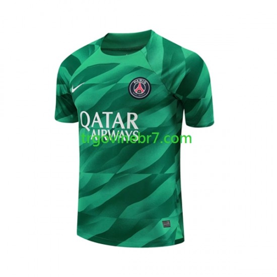 Golmanski Dres - Dres Paris Saint-Germain Domaći 2023-2024 Kratkih Rukava - Muški