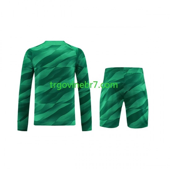 Golmanski Dres - Dres Paris Saint-Germain Domaći 2023-2024 Dugim Rukavima - Dječji