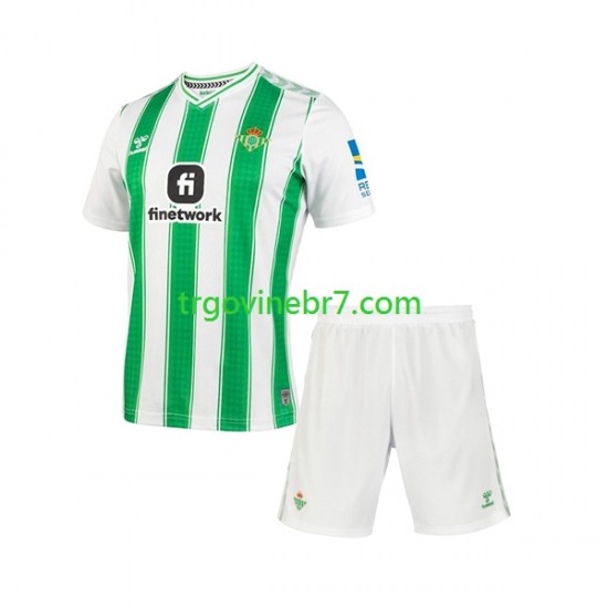Dres Real Betis Domaći 2023-2024 Kratkih Rukava - Dječji
