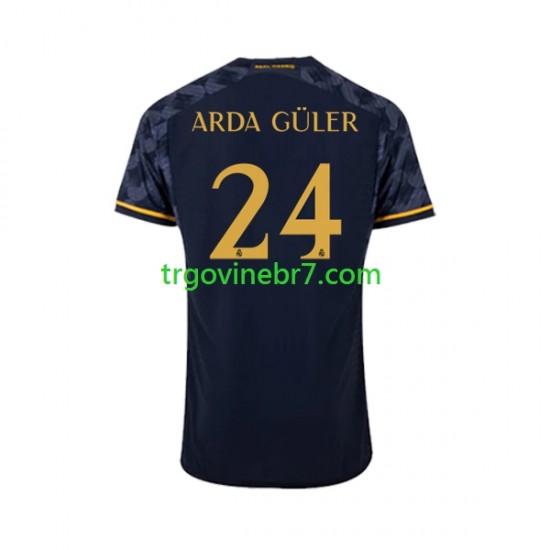 Dres Real Madrid Arda Guler 24 Gostujući 2023-2024 Kratkih Rukava - Muški
