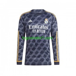 Dres Real Madrid Gostujući 2023-2024 Dugim Rukavima - Muški Dres Real Madrid Gostujući 2023-2024 Dugim Rukavima - Muški