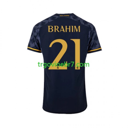 Dres Real Madrid Brahim Diaz 21 Gostujući 2023-2024 Kratkih Rukava - Muški